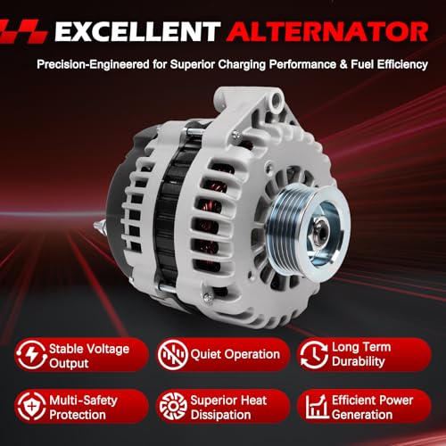 Alternator 8301N New 160A 12V for 07-14 GMC Sierra 1500 2500 3500 - size: 8301