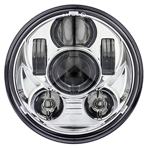 Eagle Lights 8900CG3 5 3/4" Headlight Compatible With H-D and Indian Motorcycles - Generation III/Chrome Kit - color: Chrome