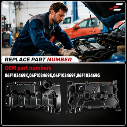 Valve Cover 06F103469K 06F103469E for Eos 2007-2008,GTI 2006-2008,for Jetta - size: 06F103469K