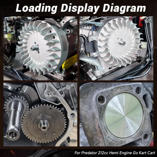 212 Hemi .265 Camshaft and 3.308" Connecting Rod Flywheel with 70mm Piston