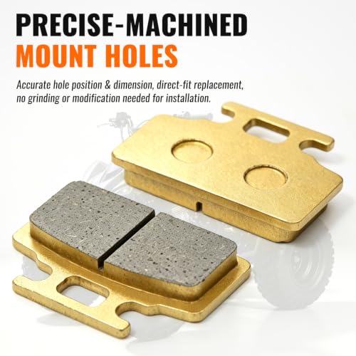 Minho Motorcycle Front Disc Brake Pads Compatible with Chinese GY6 Scooter JOG Taotao 150 Go Kart GY6 49cc 50cc 125cc 150cc 200cc 250cc ATV Dirt Bike Pit Bike Roketa TaoTao Baja Sunl - style: 013