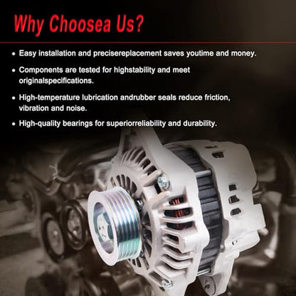 Alternator compatible with 2007-2008 Fit Base, Sport 1.5L - size: 2007-2008 Fit