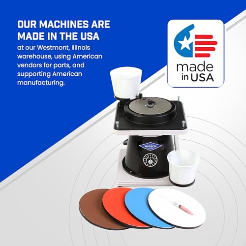 Hi-Tech Diamond 6" All-U-Need Lapidary Machine, Rock Polishing Kit - style: 6" All-U-Need