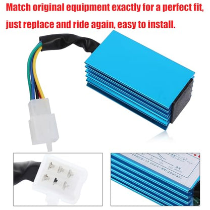 Racing 5 Pins AC CDI Box for GY6 50cc - 70cc 90cc 110cc 125cc 150cc Scooter 4-Stroke Engine ATV Go Kart Moped Quad Pit Dirt Mini Pocket Bike Chopper XR50 CRF50 139QMB 152QMI 157QMJ - size: 5 pin