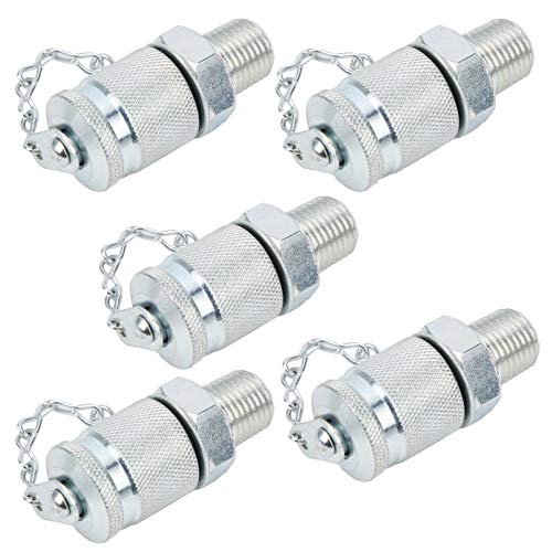Hydraulic Test Adapter Coupling Connector Thread for Hydraulic Systems High Pressure Hose Fitting Measuring Tool Sealing Point Test(ZG1/4) - size: ZG1/4