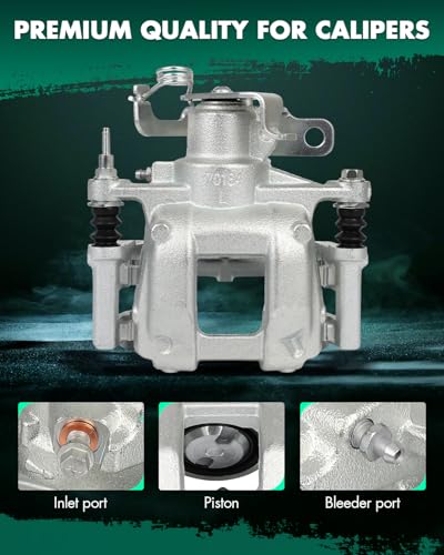 SCITOO 18B5517 Rear Left Disc Brake Caliper With Bracket - size: Rear Driver[18B5517]