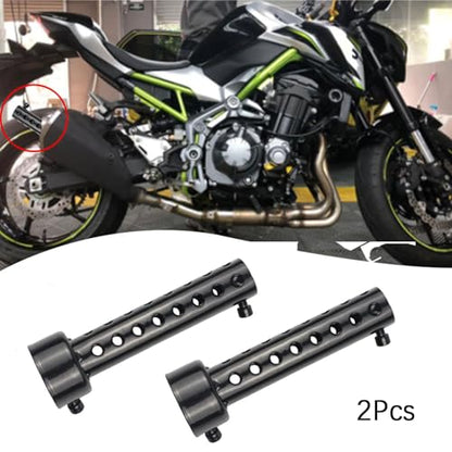 CYDZSW 2Pcs Universal Motorcycle Exhaust Muffler Silencer Insert Baffle Can Removable 60MM