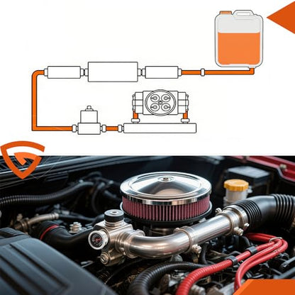 GEARLAST 1-5 PSI Fuel Pressure Regulator Carburetor Carb Fuel Pump Kit