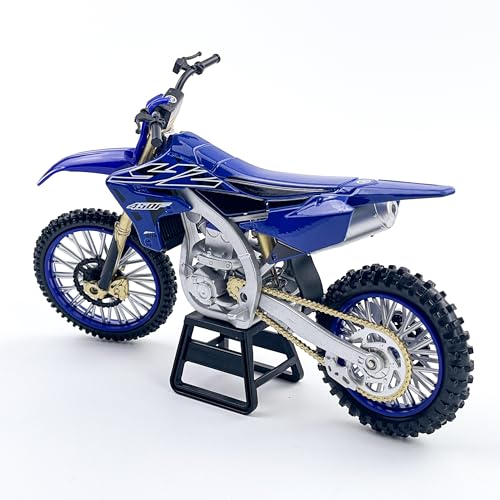 Dirt Bike Model, 1/12 Scale YZ450F DieCast Motorcycle Model，Motocross Motorbike with Realistic Details, Alloy Body, Display Gift for Enthusiasts