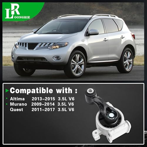 Engine Motor and Torque Strut Mount Compatible with Altima 2013-2015