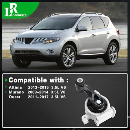 Engine Motor and Torque Strut Mount Compatible with Altima 2013-2015