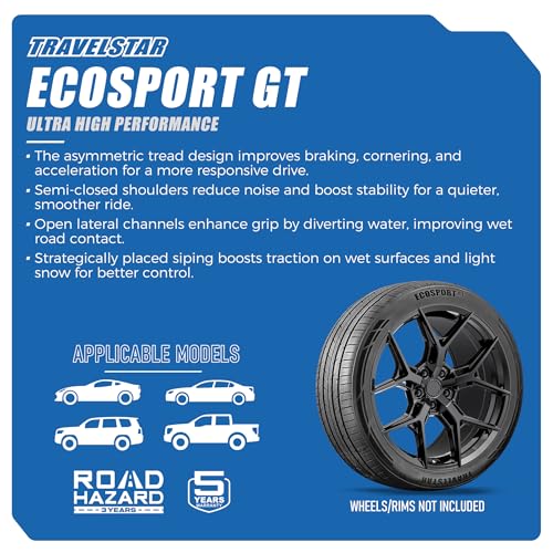 Set of 4 Travelstar Ecosport GT Ultra High-Performance 295/30R26 Tires - size: 295/30ZR26