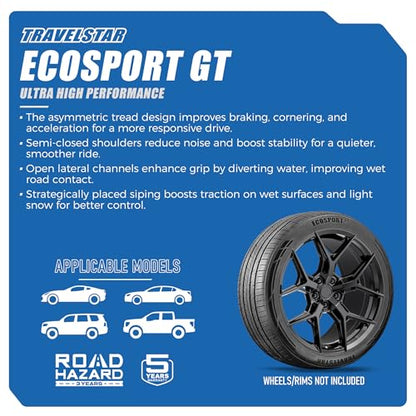 Set of 4 Travelstar Ecosport GT Ultra High-Performance 295/30R26 Tires - size: 295/30ZR26