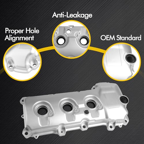 Engine Valve Cover Right Side Compatible with 2007-2012 Ford Edge Flex Fusion Taurus X Lincoln MKS MKT MKX MKZ Mercury Milan Sable 3.5L V6 Replace 7T4Z6582F - size: Right side