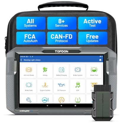 TOPDON AD900 Lite OBD2 Scanner, Bidirectional Scan Tool, 8" Large Screen