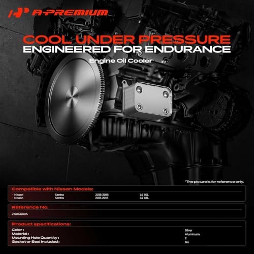 A-Premium Transmission Oil Cooler Compatible with Nissan