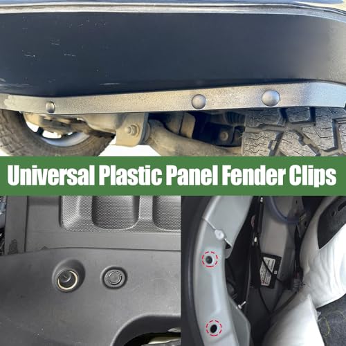 Car Retainer Clips Plastic Fasteners Kit, Car Retainer Clips, Push Bumper Fastener Rivet Clips with 6 Size Auto Body Retainer Clips Bumpers, Universal Plastic Panel Fender Clips (200pcs+Remover) - color: 200pcs+Remover