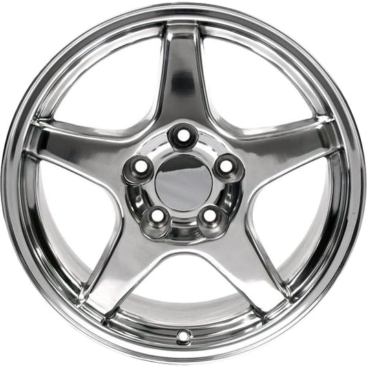 Tires OE Wheels LLC CV01-17095-5475-56P Polished Wheel Painted (17 x 9.5 inches /5 x 120 mm, 56 mm Offset