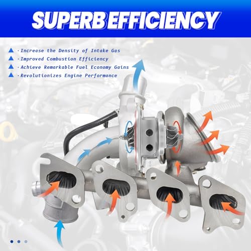 55565353 Complete Turbo Turbocharger with Gasket Kit for Chevrolet Cruze 2012-2016, Orlando 2012-2023, Trax 2012-2023, Vauxhall Adam M13 2014-2019, Opel Insignia A G09 2011-2017 & More 1.4L