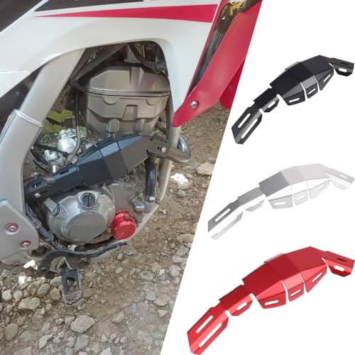 Motorcycle Exhaust Pipe Cover For CRF 300L CRF300L 2020-2023 - color: Silver
