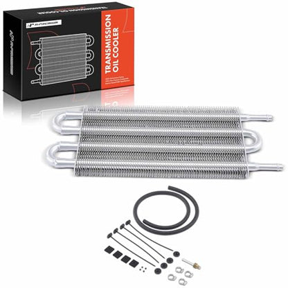 A-Premium Transmission Oil Cooler, Universal Aluminium 4 Pass Tube and Fin