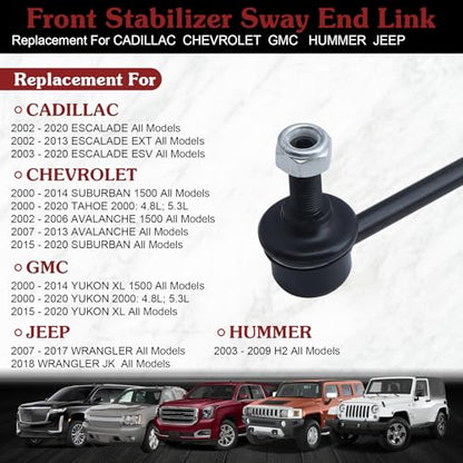 2* K6700 Rear Sway Bar Link - Restore Rear SUV Stability - color: 2*K6700, size: Sway Bar Link