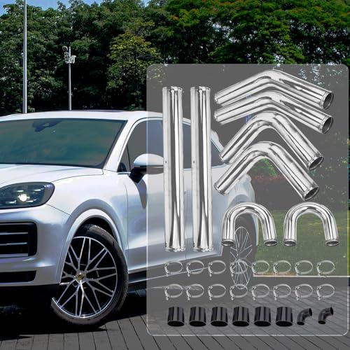 SUNROAD Universal 3" Inch Aluminum Intercooler