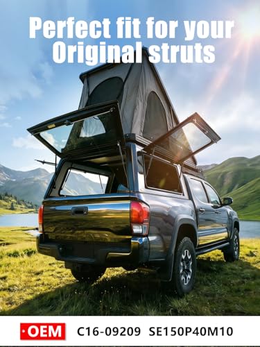 Vepagoo C16-09209 16 inch 38 lbs Gas Struts, C16-33309 Camper Shell Shock