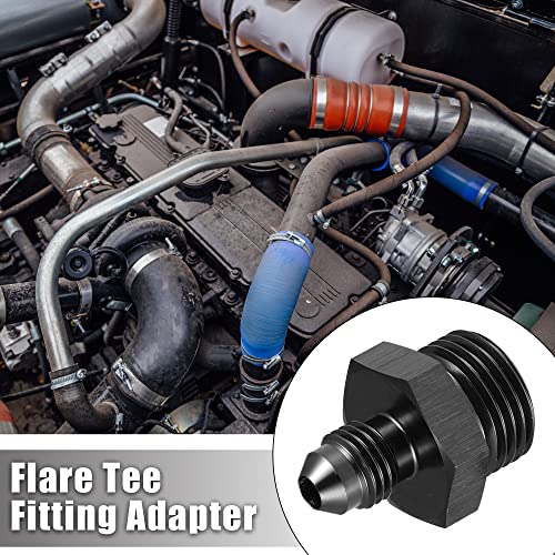 X AUTOHAUX 4AN Flare to 8AN ORB O Ring Port Male Fuel Pump Rail Adapter