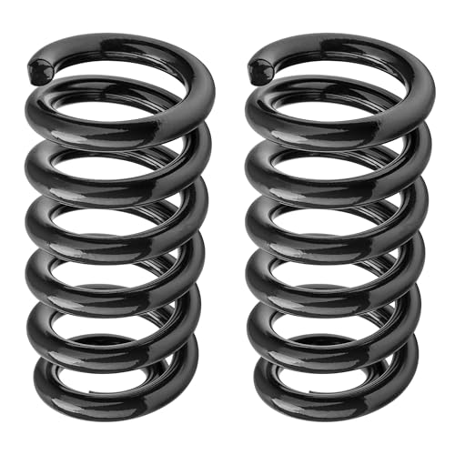 3" Front Lowering Springs Kit, Drop Coils Compatible with 1988-1998 Chevrolet Silverado C1500, GMC Sierra C1500 2WD Only (Black) - color: black, size: 1988-1998 C1500