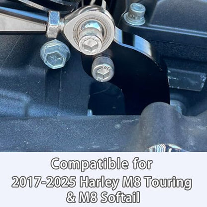 Ez Shift Neutral Gear Assist Kit Fit for Harley '17-Late M8 Touring and '18-Late M8 Softail, Black - color: Black, style: 1pc for M8