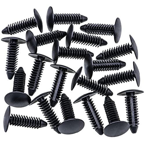 Rexka 20pcs 5/16 Hole Fender Liner Splash Shield Trunk Lid Bumper Cover Trim Retainer Clip Fastener for GM 10121502 Buick Cadillac Chevrolet GMC Hummer Oldsmobile Pontiac Saturn - color: 20pcs