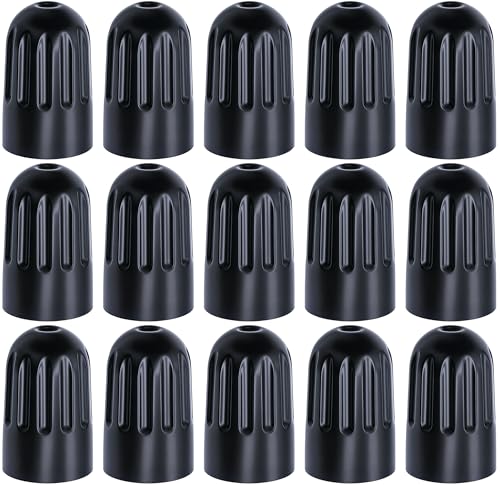 15PCS TPMS Tire Valve Long Stem Caps, Black Plastic Wheel Tire Valve Stem for TR20008 TPMS, Universal Long Stem Caps for Cars, SUV, Trucks, Bikes, Motorcycles, Bicycles - color: TPMS-Black-L, size: 15 pcs