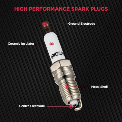 BDFHYK 41-962 Spark Plugs & 9748RR 48322 Spark Plug Wires, High performance Spark Plug Wire Set Compatible With Buick Compatible With Cadillac