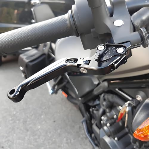 for Rebel 500 300 CMX300 CMX500 Motorcycle Clutch Brake Levers Adjustable CNC Handlebars Brake and Clutch Levers Compatible with 2016-2024 Models (Black-Rebel) - color: Black-Rebel