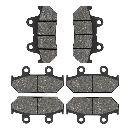 ZICOO Front and Rear Brake Pads for Honda Goldwing 1500 GL1500 GL 1500 SE L 1998-2000, GL1500A Aspencade GL1500I Interstate 1990-2000, VFR 750 CBR1000