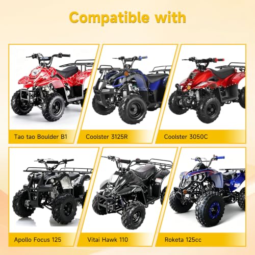 HIAORS Rear Hydraulic Foot Brake Kit for 110cc 125cc Taotao Chinese ATV - color: red