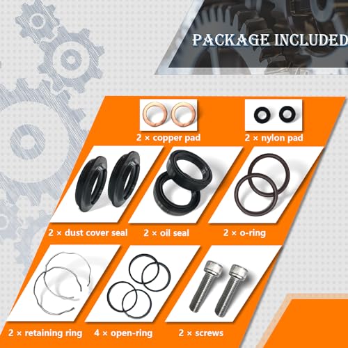 39mm Fork Seals Kit for Harley Sportster 88-15 & Dyna 91-05 495607