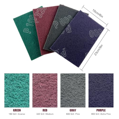 8 Pack 6" x 9" General Purpose Scuff Pads, Scuffing, Scouring, Sanding
