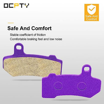 OCPTY Carbon Fiber Brake Pads FA409 for 2008-2013 FLHRC Road King Classic