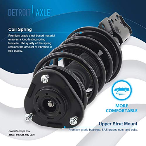 Detroit Axle - 2 Front Struts for 2003-2008 Toyota Matrix Pontiac Vibe - size: 172116_172117/PAIR