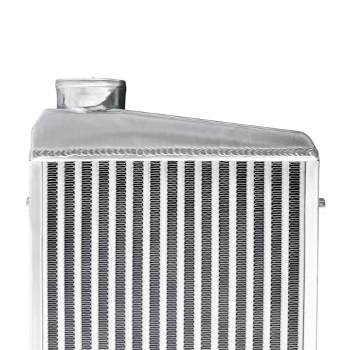 Universal Intercooler 31''x13''x4" Front Mount Intercooler 3'' Inlet and Outlet Aluminum Turbo Intercooler Direct Replacement for Any Turbo Charger system - size: 31''x13''x4" 3''