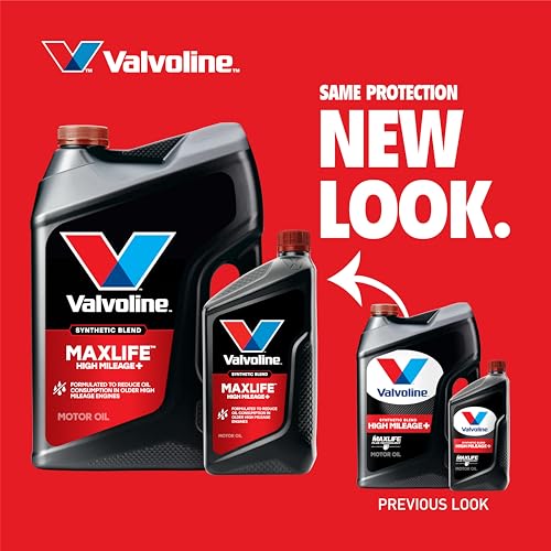 Valvoline High Mileage 150K with MaxLife Plus Technology 5W-30 Motor Oil 5 Quart - size: 5 qt (Pack of 1), style: High Mileage 150K