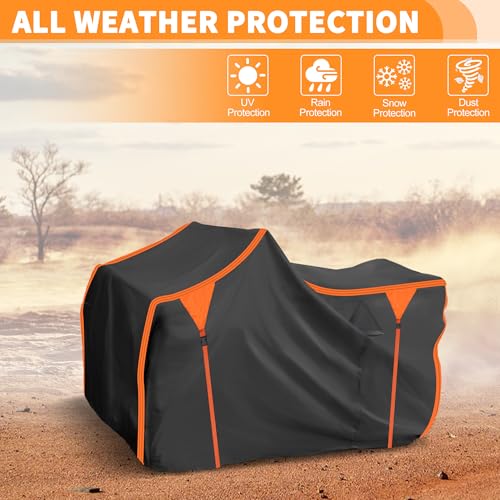 210D-PU Waterproof ATV Cover for Suzuki KingQuad 750 2008-2025 - size: for Suzuki KingQuad 750 2008-2025