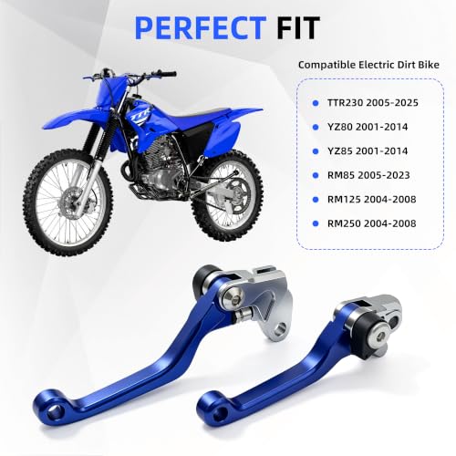 Upgraded Brake Clutch Levers for YZ85 2001-2014,Blue