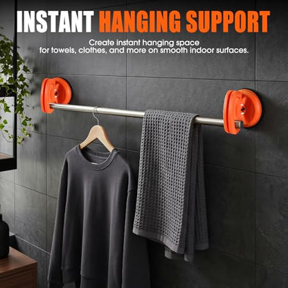 yuyimydd Car Dent Puller,Suction Cup Dent Puller,Dent Remover Tool for Car - color: 1 Orange + 2 Black