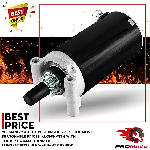 Starter Motor Replaces for Kohler Courage V Twin 7000 Series 20HP 22HP 23HP 24HP 25HP 26HP 27HP Engine KT715 KT725 KT730 KT735 KT740 KT601 KT620 SV840 SV830 SV820 SV815 SV810 Zero-Turn Lawn Tractor