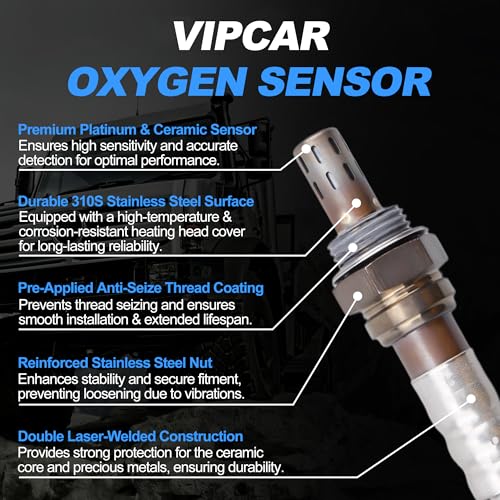 2344622 Oxygen Sensor Upstream Downstream O2 Sensor for 1994-2017 Camry, 2009-12 Corolla, 06-18 Rav4, 1995-18 Avalon, 4Runner Matrix Sienna Solara ES300 ES300H NX200T NX300 Vibe