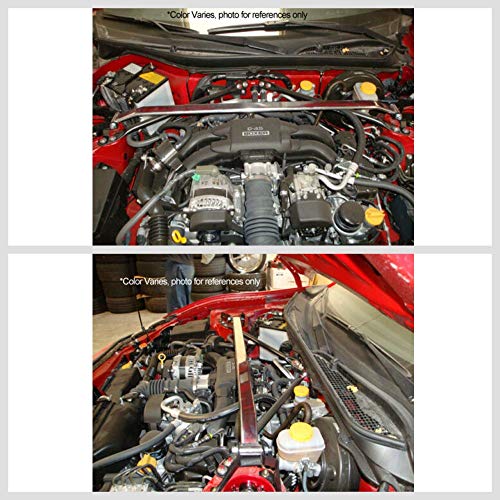 Megan Racing Front & Rear Upper Aluminum Polish Race Spec Strut Bar (MR-SB-SFR12FU-1P) (MR-SB-SFR12RU-1P)
