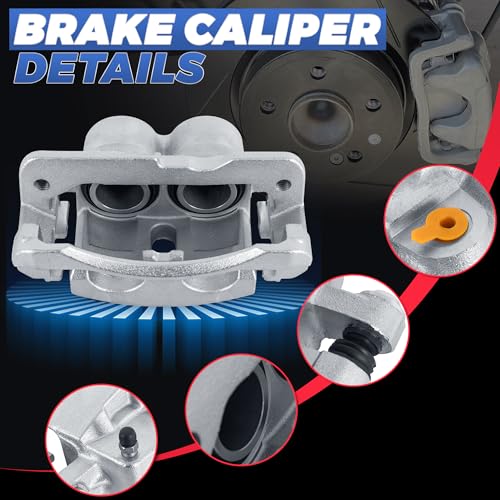 18B4728 18B4729 Front Disc Brake Calipers Compatible with 1999-06 Chevy - size: Front 18B4728+18B4729